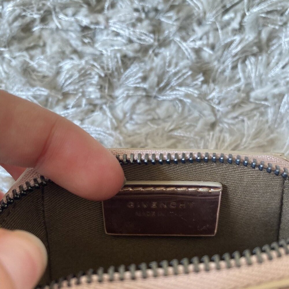 New! Givenchy 'Baby Antigona' Metallic Leather Crossbody Bag Pink MSRP $690 - Picture 11 of 12